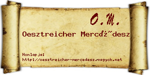 Oesztreicher Mercédesz névjegykártya